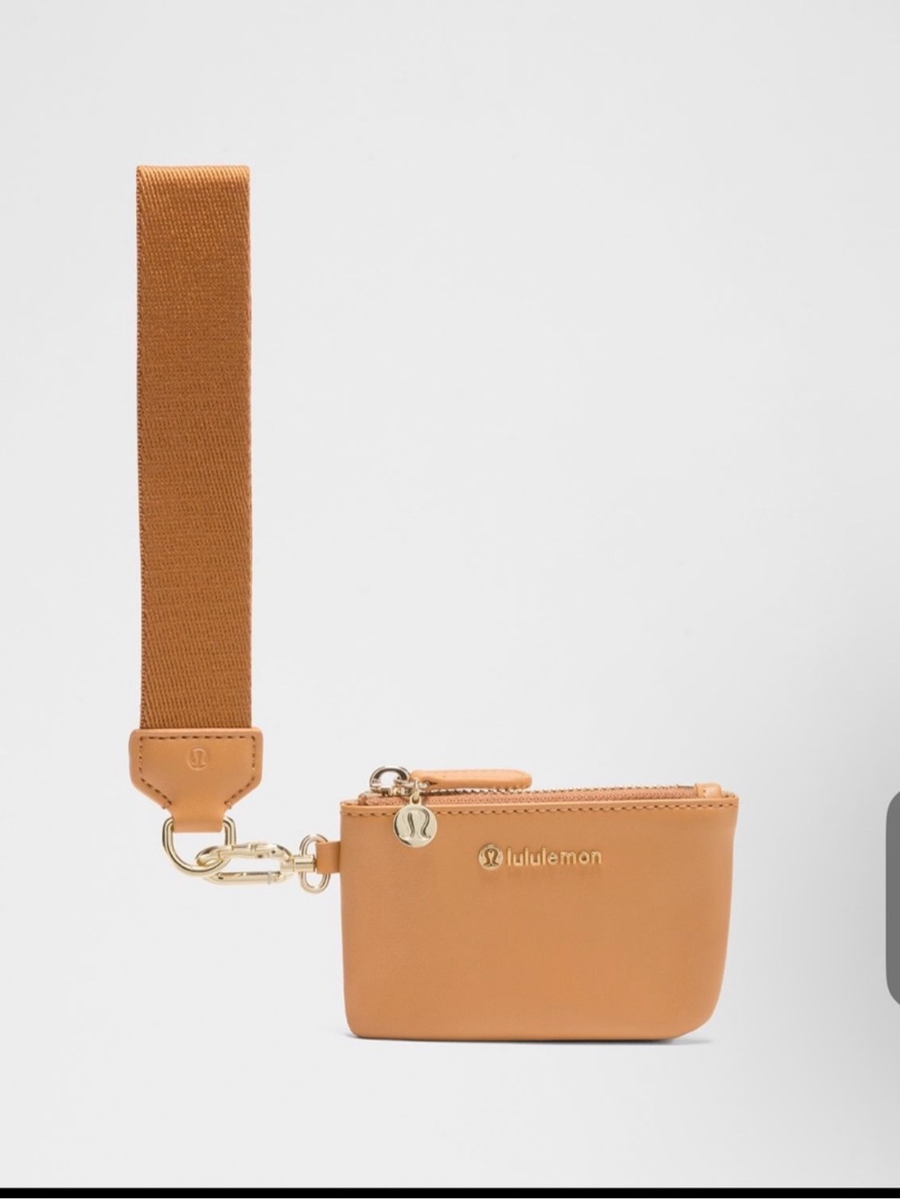 Lululemon Cactus Leather Dual Pouch Wristlet - Picture 4 of 5